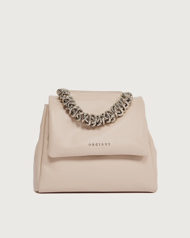 Sveva Nappa Bold Small padded nappa leather handbag