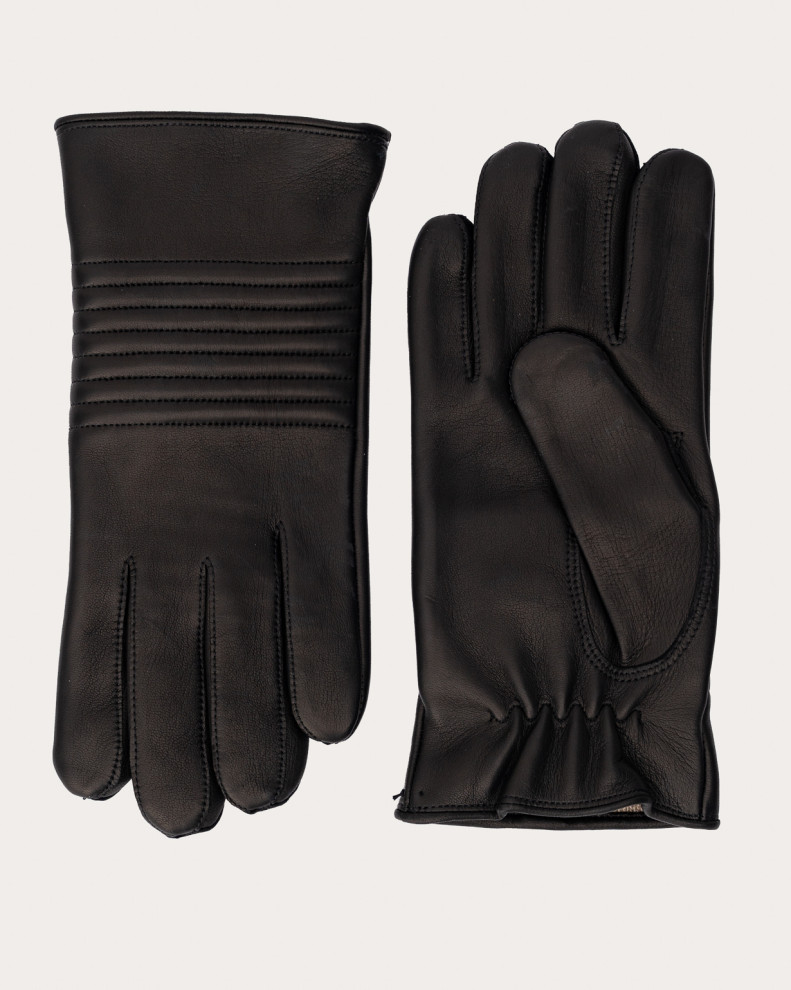 Nappa Flake leather gloves