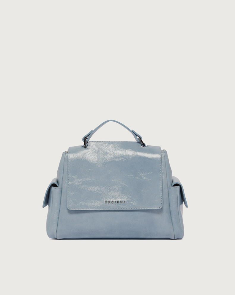 Sveva Stark Cargo Small leather handbag with strap