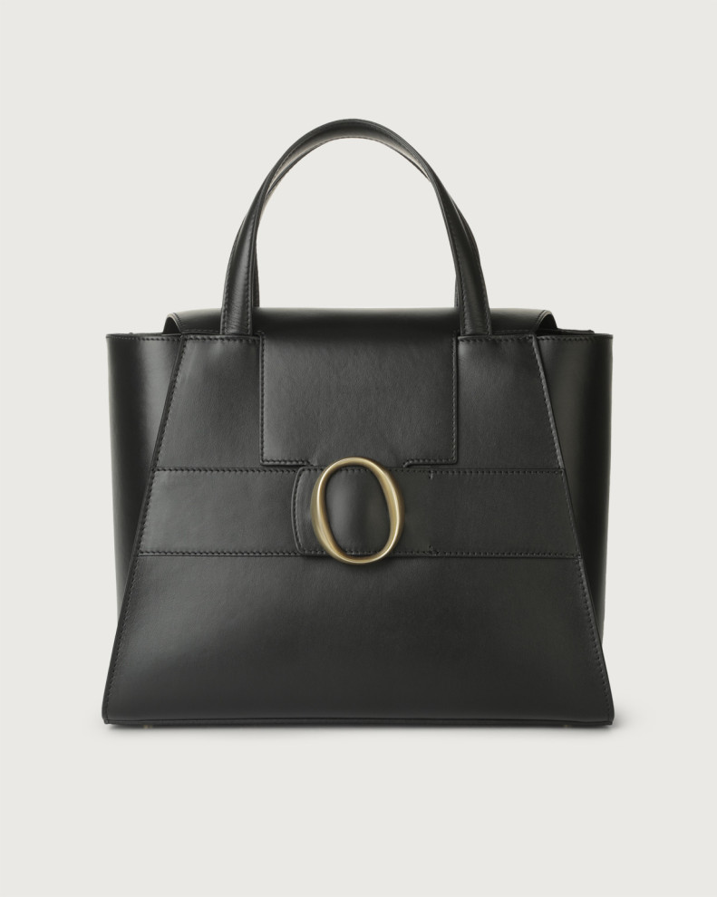 Ofelia Liberty large leather handbag with strap