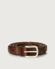 Bull Soft chain like leather belt 3 cm