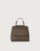 Sveva Soft Mini leather handbag with shoulder strap