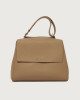 Sveva Soft Medium leather shoulder bag with shoulder strap