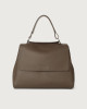 Sveva Soft Medium leather shoulder bag with shoulder strap
