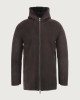 Aspen shearling jacket with hood