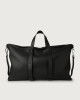 Micron leather large weekender bag with strap