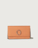 Soft leather pochette with RFID