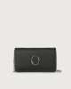 Soft leather pochette with RFID