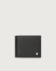 Micron leather wallet with money clip and RFID protection