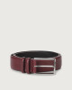 Basic Saffiano classic leather belt