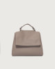 Sveva Soft Small leather handbag with shoulder strap