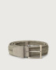 Rope Elast stretch linen belt 3,5 cm