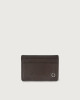 Chevrette leather card holder