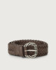 Sense braided leather belt