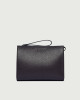 Micron large leather pouch with wristband