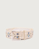 Blade Flower leaather belt 3,5 cm
