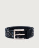 Blade Flower leaather belt 3,5 cm