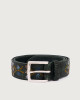 Blade Flower leaather belt 3,5 cm