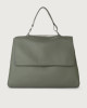 Sveva Soft large leather shoulder bag with strap