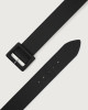 Orciani Soft high waist leather belt Leather Black