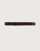 Orciani Suede and fabric Suede Nobuckle Kids belt Suede Chocolate