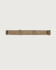 Orciani Suede and fabric Suede Nobuckle Kids belt Suede Taupe