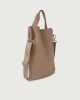 Orciani Iris Soft leather shoulder bag with strap Leather Taupe