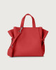 Orciani Fan Soft medium leather handbag Leather Marlboro red