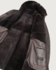 Orciani Aspen shearling jacket with hood Shearling Chocolate