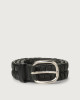 Orciani Liberty leather belt 4 cm Leather Black