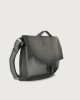 Orciani Micron Deep leather crossbody bag Leather Grey