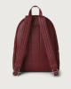 Orciani Laio Micron Leather Backpack Grained leather Red