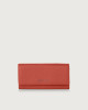 Orciani Soft leather wallet with RFID protection Grained leather Brick