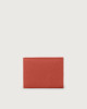 Orciani Soft leather wallet with RFID protectrion Grained leather Brick