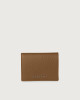 Orciani Soft leather wallet with RFID protection Leather Caramel