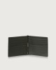 Orciani Frog leather wallet with money clip and RFID protection Leather Black