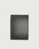 Orciani Micron Deep leather vertical wallet with RFID Leather Grey