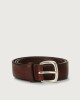 Orciani Bull Soft leather belt Leather Brown