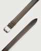 Orciani Buffer leather belt Grey