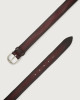 Orciani Saffiano Deep classic leather belt Leather Bordeaux