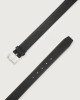 Orciani Chevrette nabuck leather belt Nubuck Black