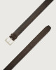 Orciani Chevrette nabuck leather belt Nubuck Chocolate