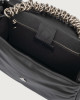 Orciani Sveva Nappa Bold Medium padded leather shoulder bag Nappa leather black