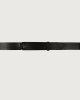 Orciani Bull Leather and fabric Nobuckle belt Leather & fabric Black