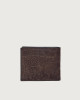 Orciani Cocco Nabuk nubuck leather wallet with coin pocket Embossed leather, Nubuck Chocolate