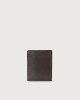 Orciani Chevrette leather vertical wallet with unfolding card holder Leather Chocolate