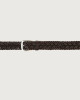 Orciani Coloring leather belt Leather Chocolate