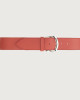 Orciani Soft leather belt 5 cm Grained leather Brick