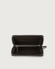 Chevrette zip around leather wallet