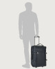 Orciani Micron leather two wheels trolley Grained leather Navy